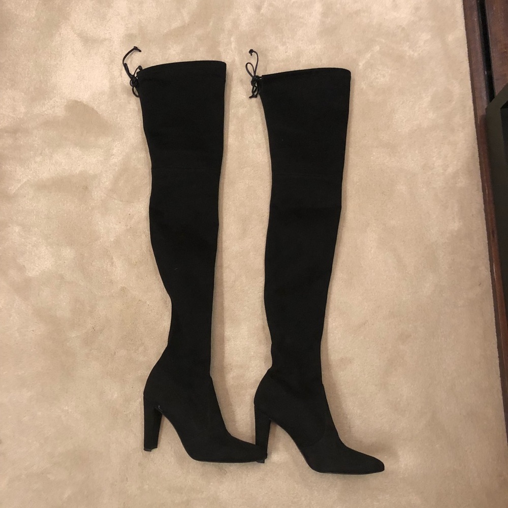 Stuart Weitzman Alllegs Suede Thigh-high Boots